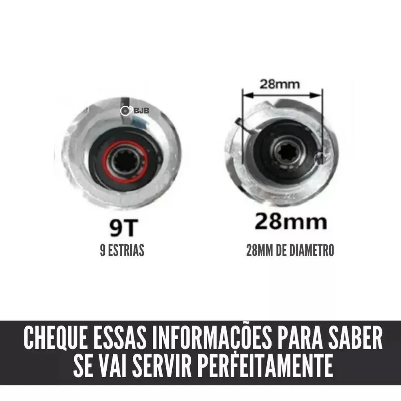 Ponteira Transmisão Faca Roçadeira Vulcan Vr 430 520 620