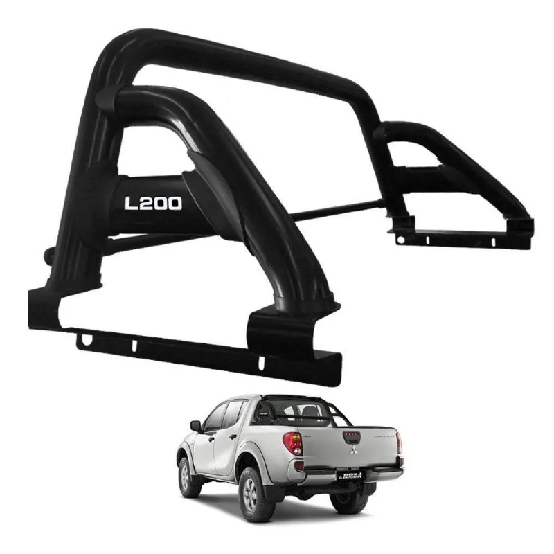 Santo Antonio L200 Triton 2008 A 2018 Preto Sport Com Grade