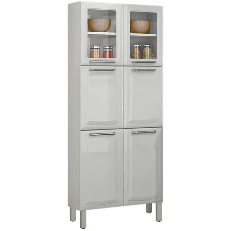 Paneleiro Duplo Tarsila 6 Portas Itatiaia IPLDV-70 | Branco