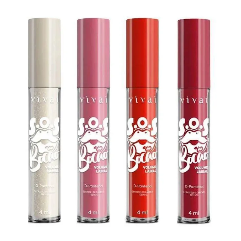 Gloss s. O. S. Volume Labial Vivai Gloss - Red Velvet