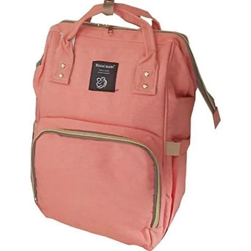 Mochila Maternidade Baby Bag Casual 1005 Salmao