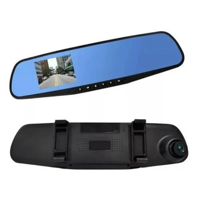 Retrovisor Veicular Com Câmera Frontal 1080p Blackbox Dvr