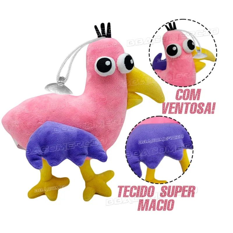 Boneco Pelúcia Opila Bird Pássaro Jogo Garten Of BanBan