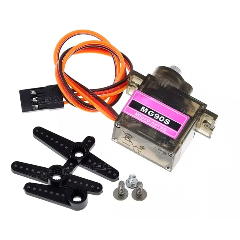 Micro Servo Motor Mg90s Engrenagem em Metal 90º 180º 2.2kg