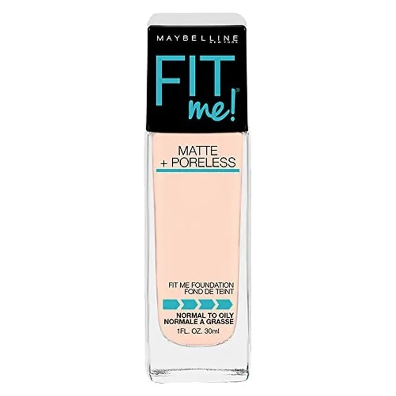 Base Líquida Maybelline Fit Me Matte + Poreless, Porcelana