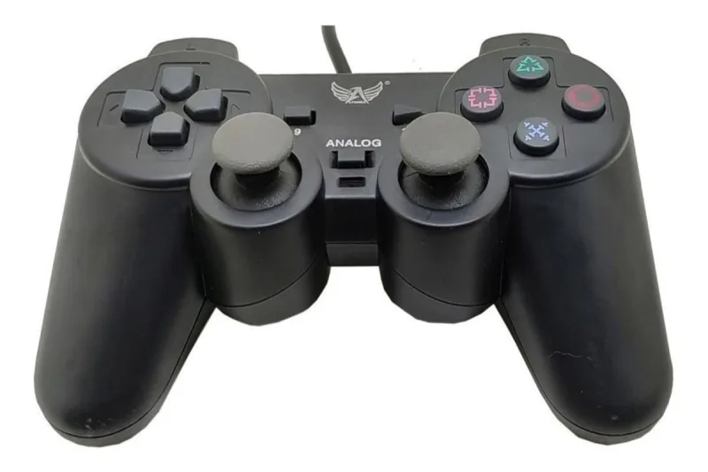 Controle Joystick Analógico Vibração Usb Play Ps3 Celular Pc Preto - Altomex