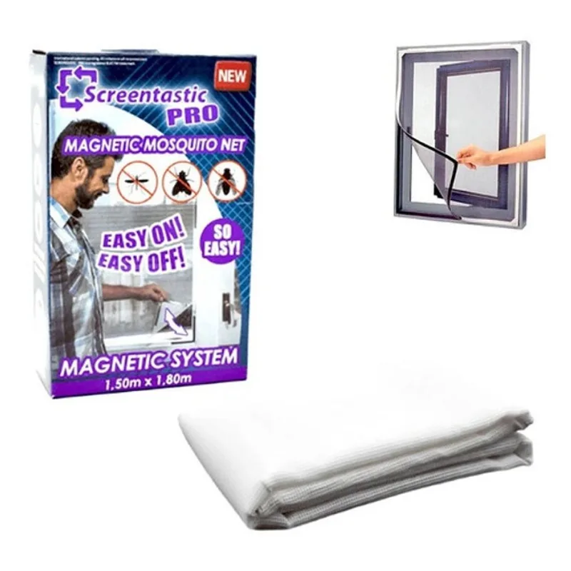 Kit 2 Super Tela Mosquiteira Janela Anti-inseto Mosquito