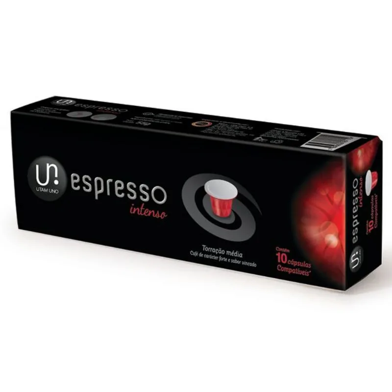 Cápsula de Café Utam Uno Intenso 10 Unidades 5g Cada