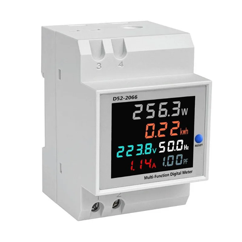 Wattimetro Voltimetro Amperimetro 110v 220v 100a Ac D52-2066