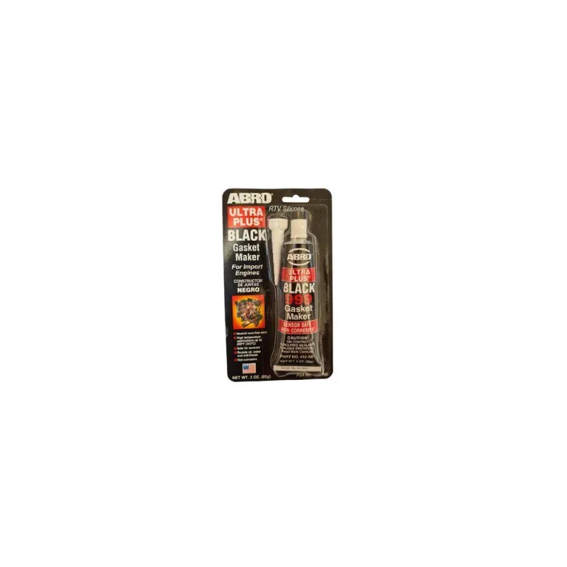Cola Silicone Abro Black Alta Temperatura 85g = Loctite 598