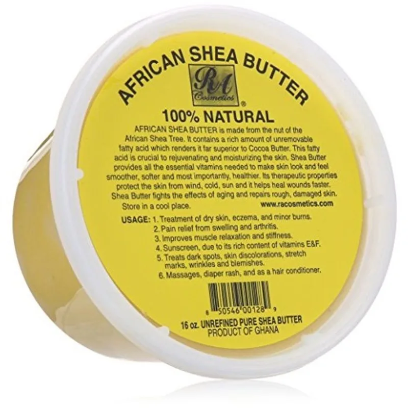 Manteiga de Karité Africana 100% Natural 16oz