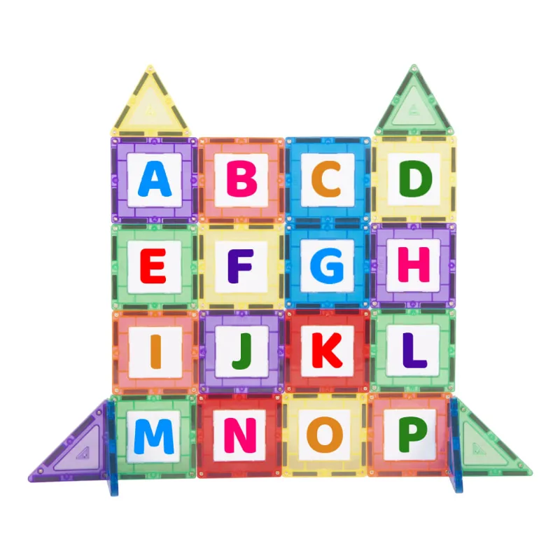 Blocos Magnéticos ABC-Magforma-Brinquedo Educativo Magnético