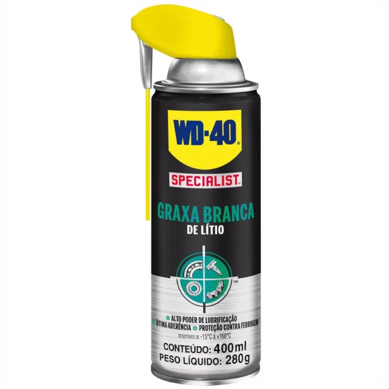 Graxa Branca De Lítio Aerosol Specialist 400ml - 497681 - Wd-40 Theron