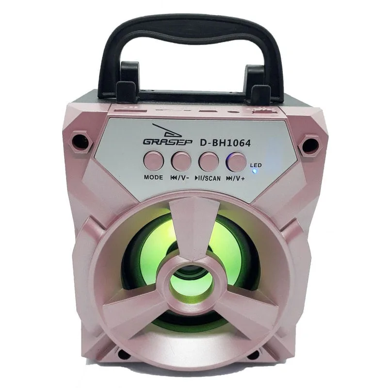 Caixa De Som Bluetooth Lilas Portatil Radio Fm Sd Usb