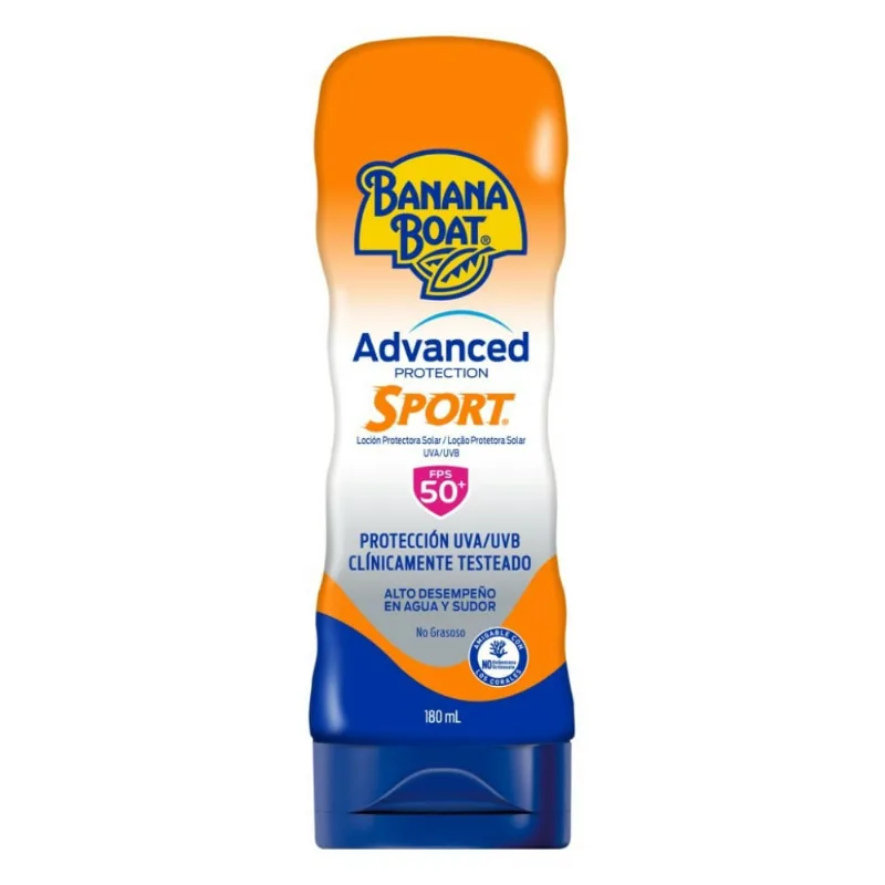 Loção Protetora Solar Banana Boat Advanced Protection Sport FPS50 180ml