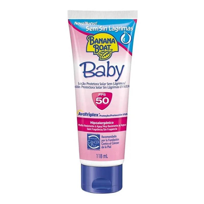 Protetor Solar Infantil Corporal Banana Boat FPS 50 Baby 118ml - Banana Boat