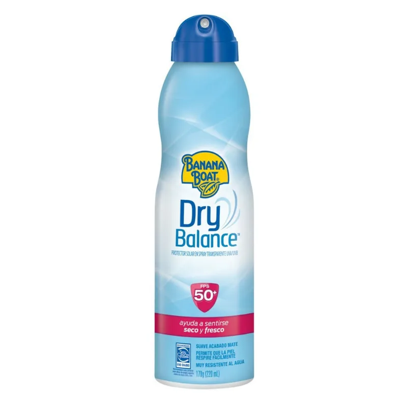Protetor Solar Em Spray Banana Boat Dry Balance Fps50 Aerosol 170g