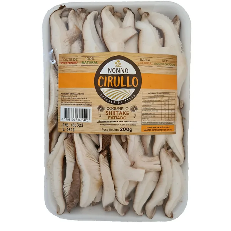 Cogumelo Nonno Cirullo Shiitake Fatiado 200g