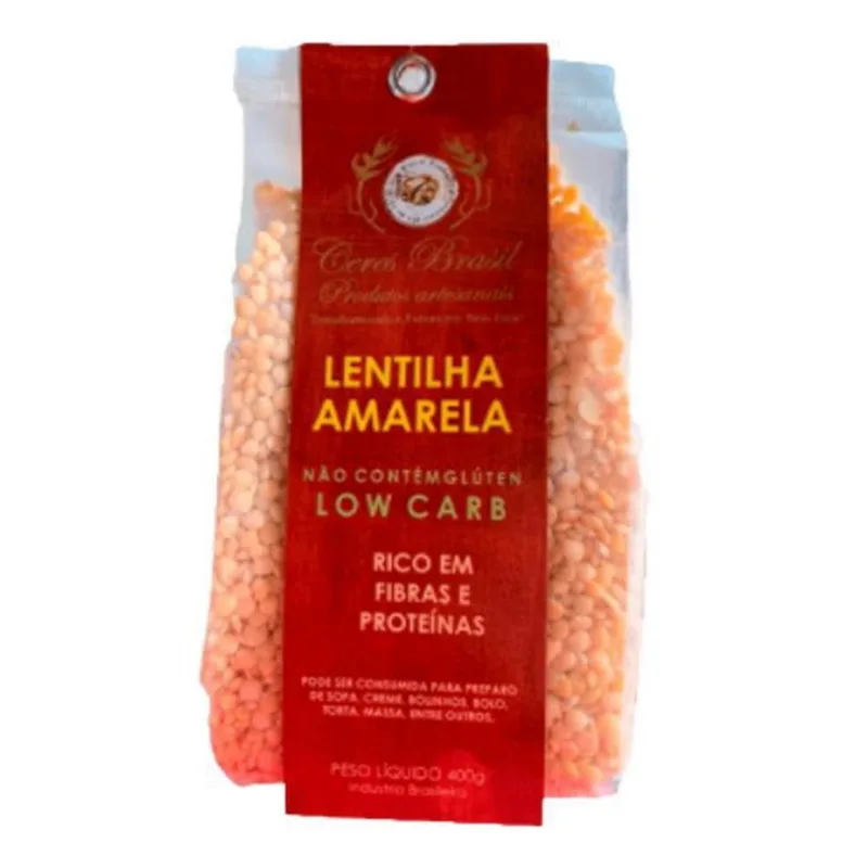 Lentilha Amarela Sem Glúten Ceres 400G