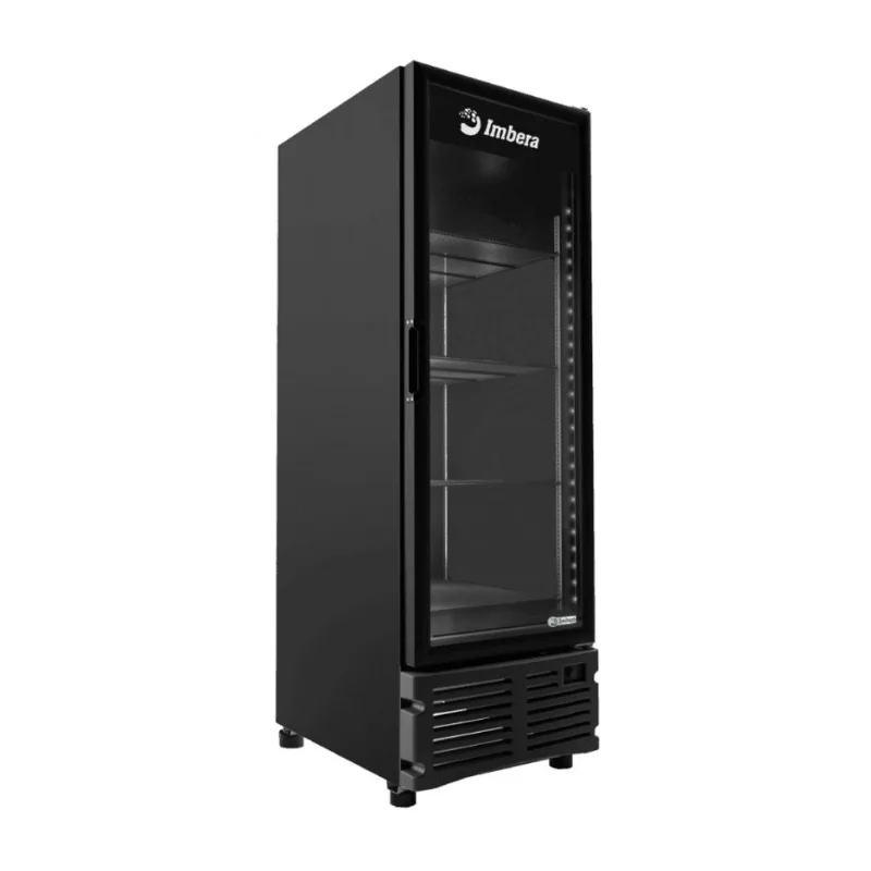 Freezer Vertical Tripla Ação 560L Imbera Porta De Vidro Preto EVZ21 127v