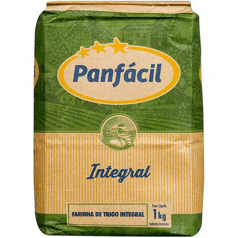 Farinha de Trigo Integral Panfácil 1kg - Panfácil