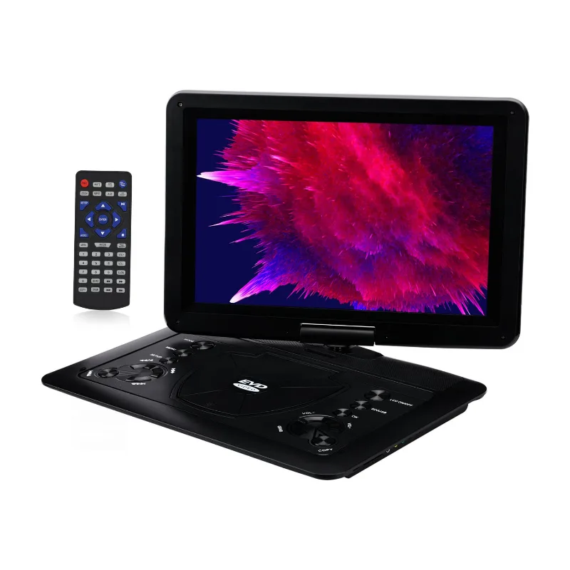 Leitor De Dvd Portátil Yoohoo Com Tela Lcd De 14,1 Polegadas Para Carro