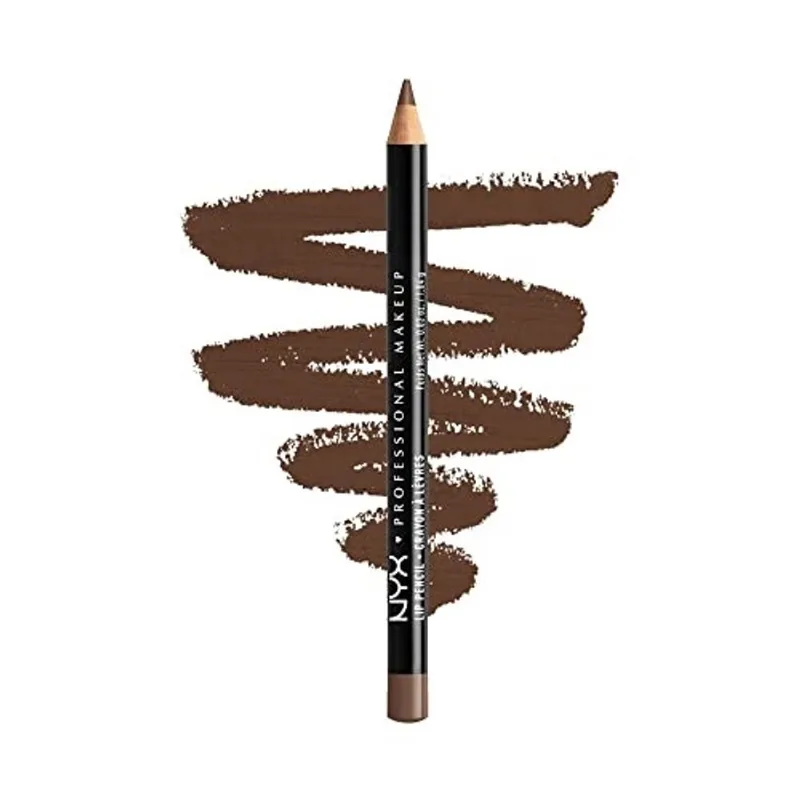 Nyx professional maquiagem Lápis de Lábio Fino, Delineador labial cremoso de longa duração - Expresso