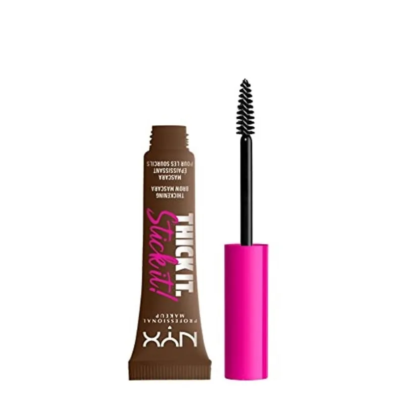 Nyx professional maquiagem Grossa Ele Gruda-Lo Espessando Rímel de Sobrancelha, Gel de Sobrancelha - Morena