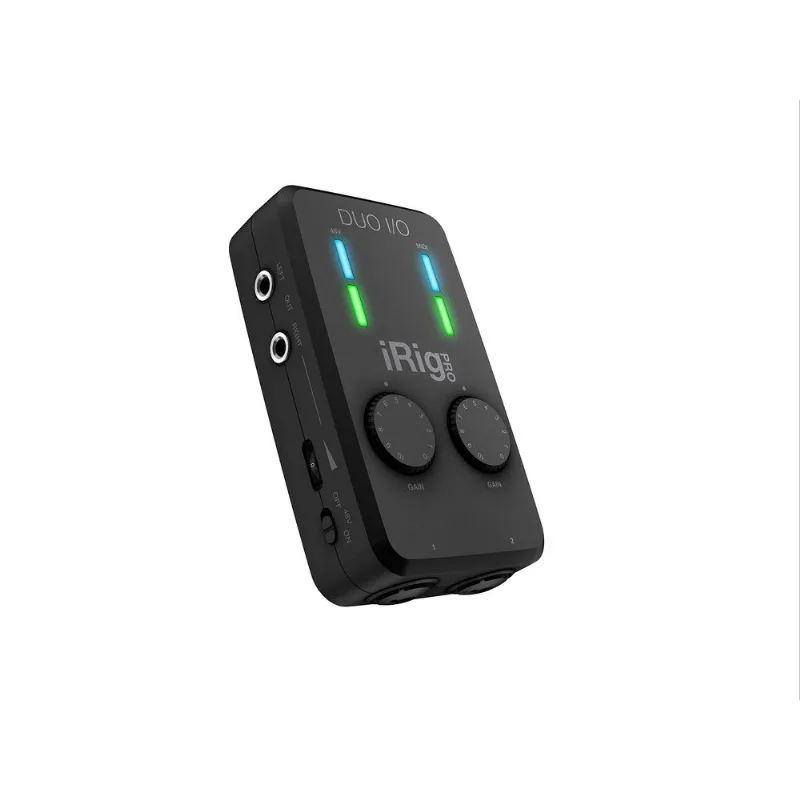 Interface De Áudio Usb Ik Multimedia Irig Pro Duo I/o, Saídas Trs Balanceadas E De Fones De Ouvido, Mixer De Áudio De 24 Bits, Interface Midi Para Est