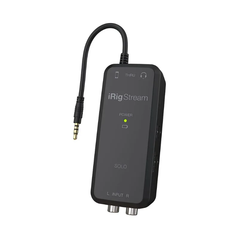 Interface De Áudio Ik Multimedia Irig Stream Solo Para Ios E E
