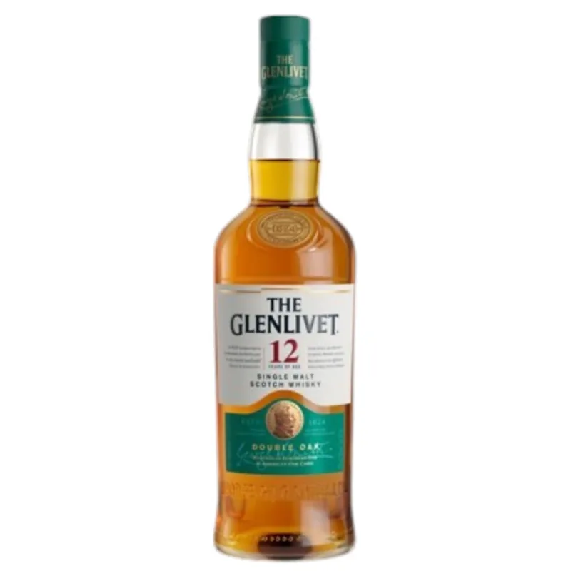 Whisky Escocês Single Malt Double Oak 12 Anos The Glenlivet 750ml