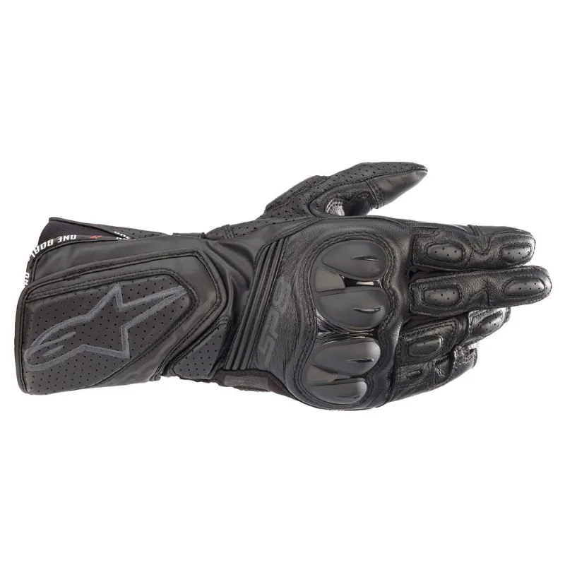 Luvas Alpinestars Sp-8 V3 De Couro Preto/preto (grandes)