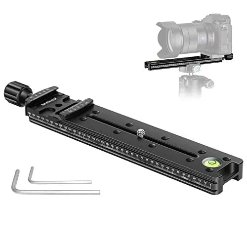 Trilho Nodal Deslizante Profissional de Metal 200mm com Liberação Rápida para Câmera - Não Disponível