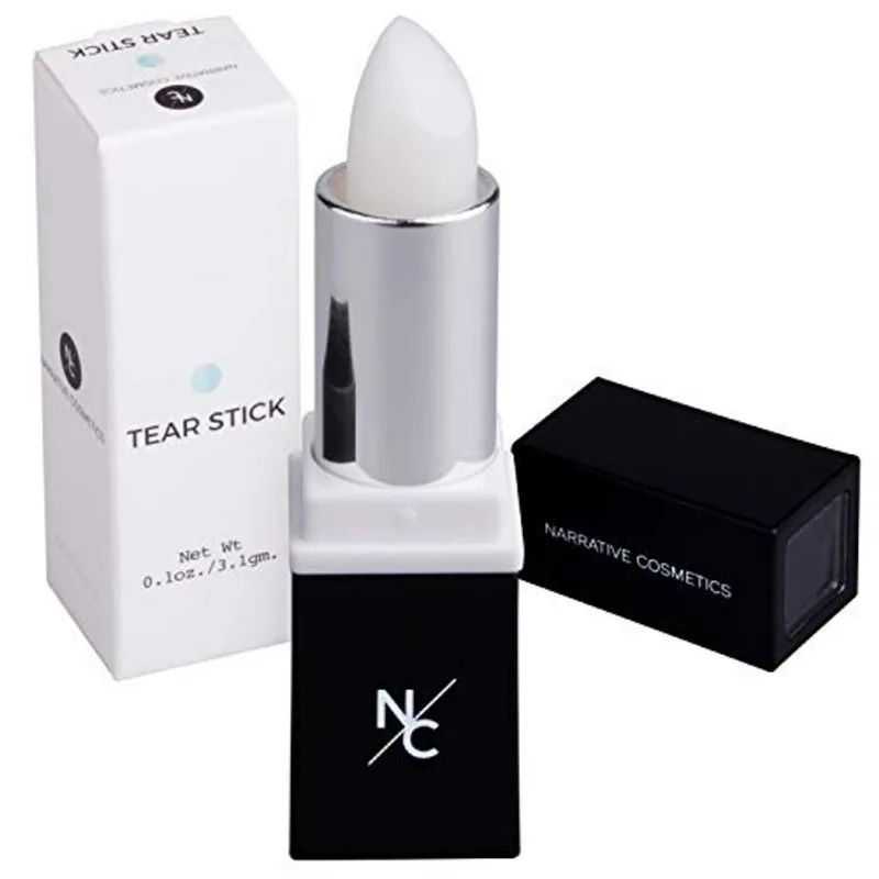 Narrative Cosmetics Tear Stick, Cera Infundida Mentol para Lágrimas Naturais na Deixa, Maquiagem Profissional sfx para Cinema, Teatro, tv, Atuação