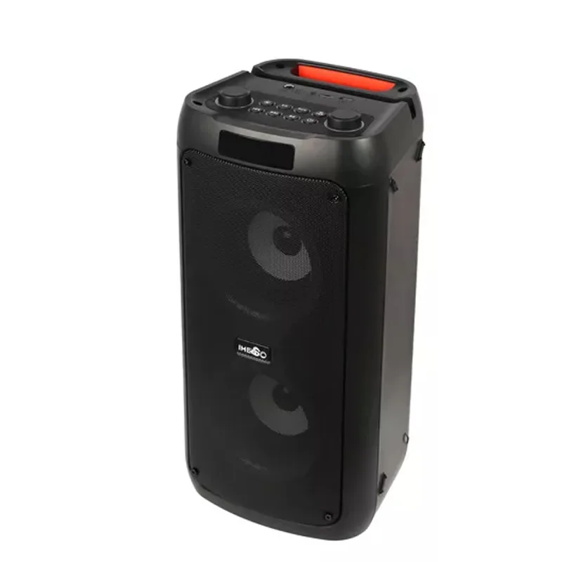 Caixa De Som Karaokê Imenso X45 200rpu Ipx4 Com 1 Mic Rgb