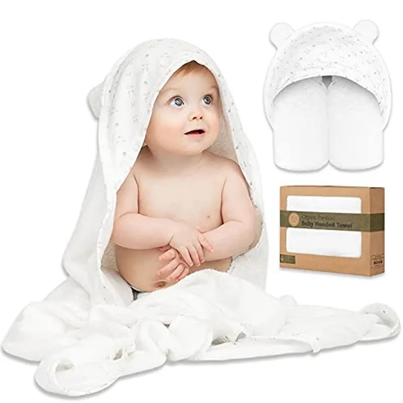 Toalha encapuzada de bebê - Toalha de Bebê de Bambu por KeaBabies - Toalha de Bambu Orgânica - Toalha Infantil - Toalha com Capuz de Bambu Grande - Toalha de Banho de Bebê com Capuz para Meninas, Bebê