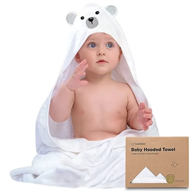 Toalha encapuzada bebê - Toalha de Bebê de Bambu por KeaBabies - Toalha de Bambu Orgânica - Toalha Infantil - Toalha Encapuzada de Bambu Grande - Toalha de Banho de Bebê com Capuz para Meninas, Bebês,