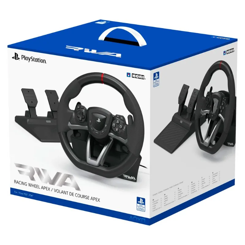 Volante Gamer Racing Wheel Apex HORI para PlayStation 5 e PlayStation 4
