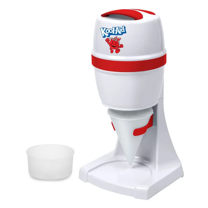 Shave Ice & Snow Cone Maker Nostalgia Kool-Aid com copo e molde