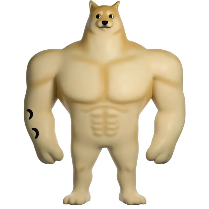 Boneco de vinil Youtooz Swole Doge 5 Buff Doge Meme for Collect