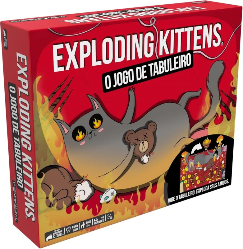 Exploding Kittens - O Jogo De Tabuleiro - Galápagos - LC