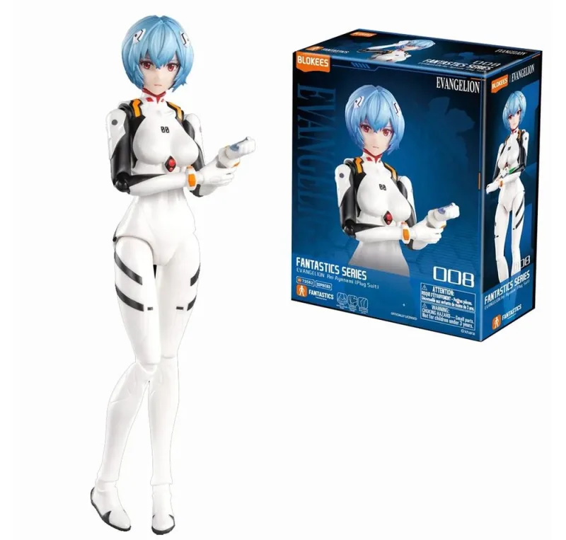 Evangelion - Fantastics Series 01 - Rei Ayanami - Plug Suit (Model Kit) - Blokees - LC