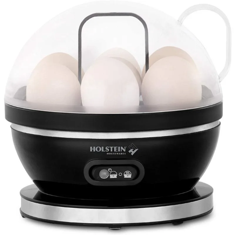 Cozedor de Ovos Elétrico até 7 Ovos 127V Preto Holstein Housewares