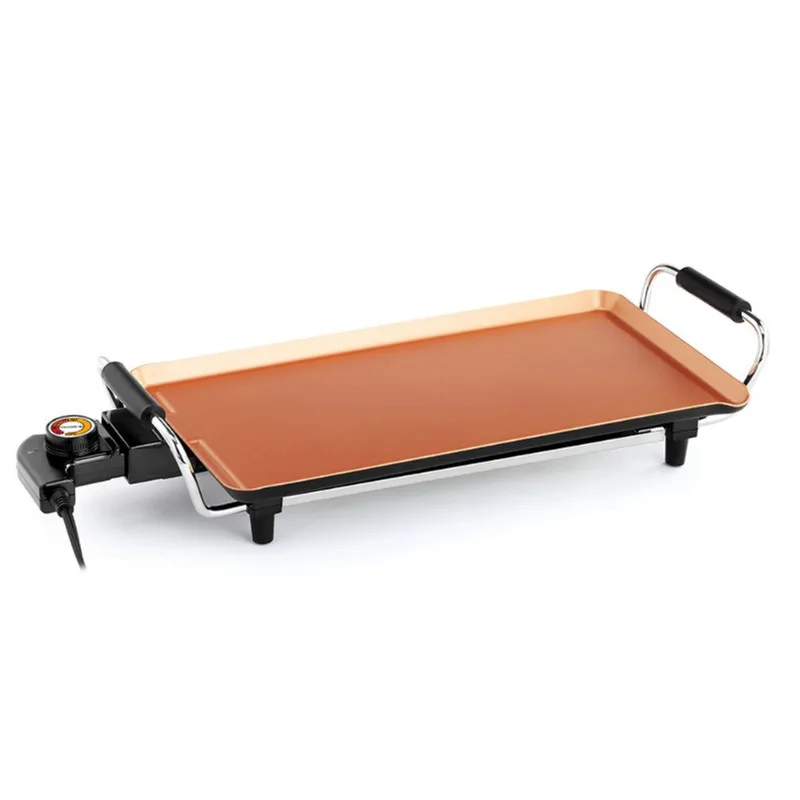 Chapa Elétrica Antiaderente 1200W 40cm 127v Holstein