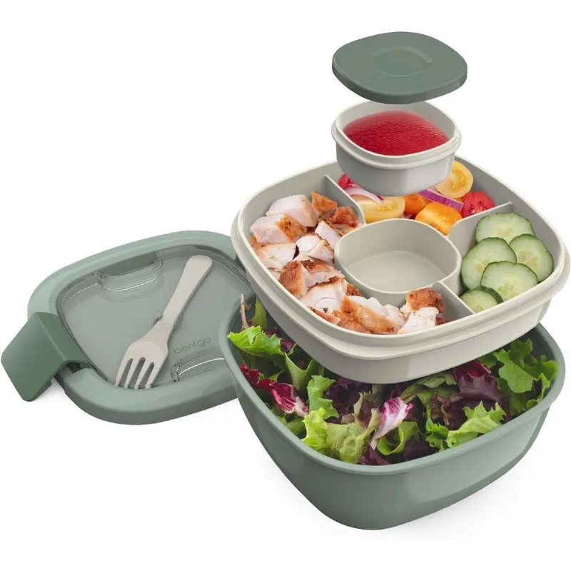 Bentgo Recipiente Empilhável De 1,5 l, 4 Compartilhamentos