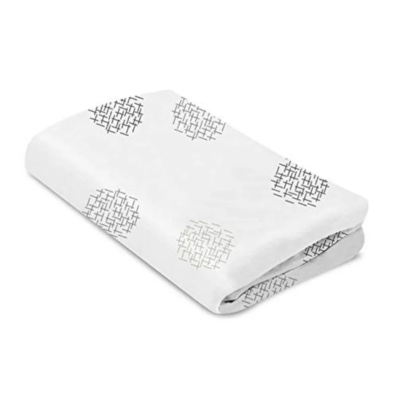 4moms brisa Bassinet lençóis, para o bebê bassinnets e móveis, máquina lavável e 100% algodão, branco