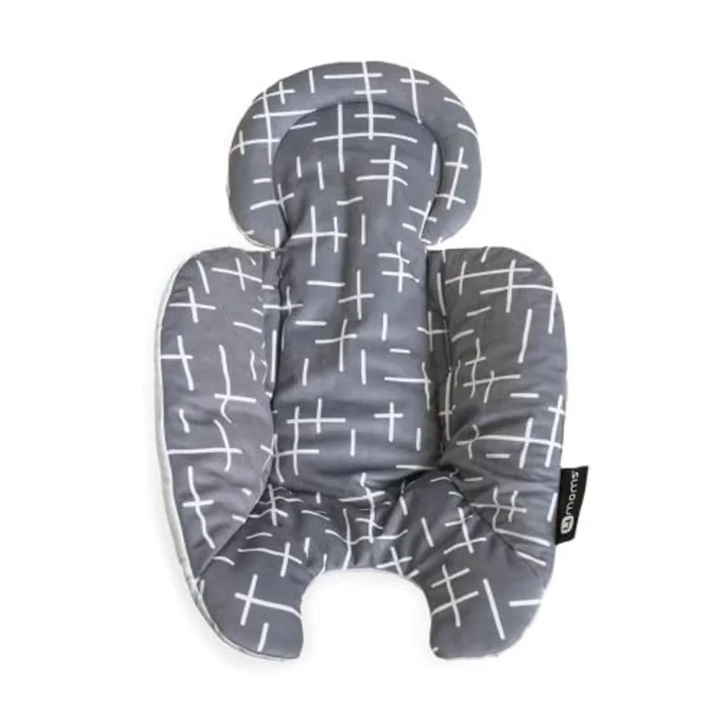 4moms RockaRoo e MamaRoo Infant Insert para Bebê Recém-Nascido e Bebê, Lavável à Máquina, Macio, Tecido de Pelúcia, Design Reversível, Cinza Escuro