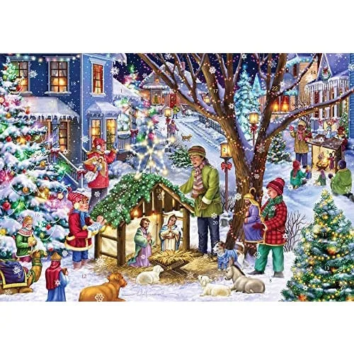 Vermont Christmas Company Bairro Natividade Calendário do Advento com História da Natividade - Não Disponível