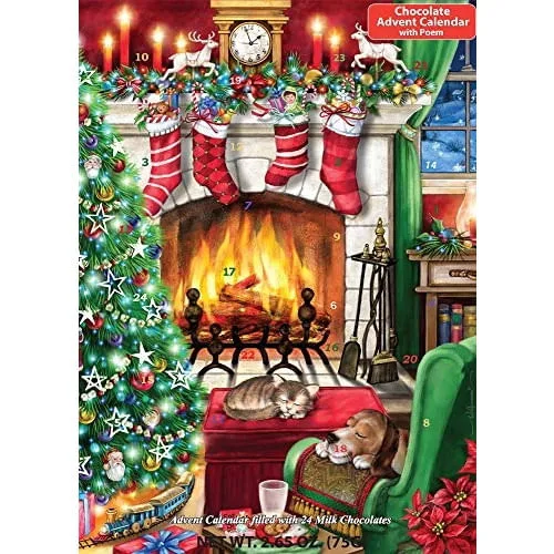 Vermont Christmas Company Cozy Natal Chocolate Calendário do Advento (Contagem regressiva para o Natal) - Não Disponível