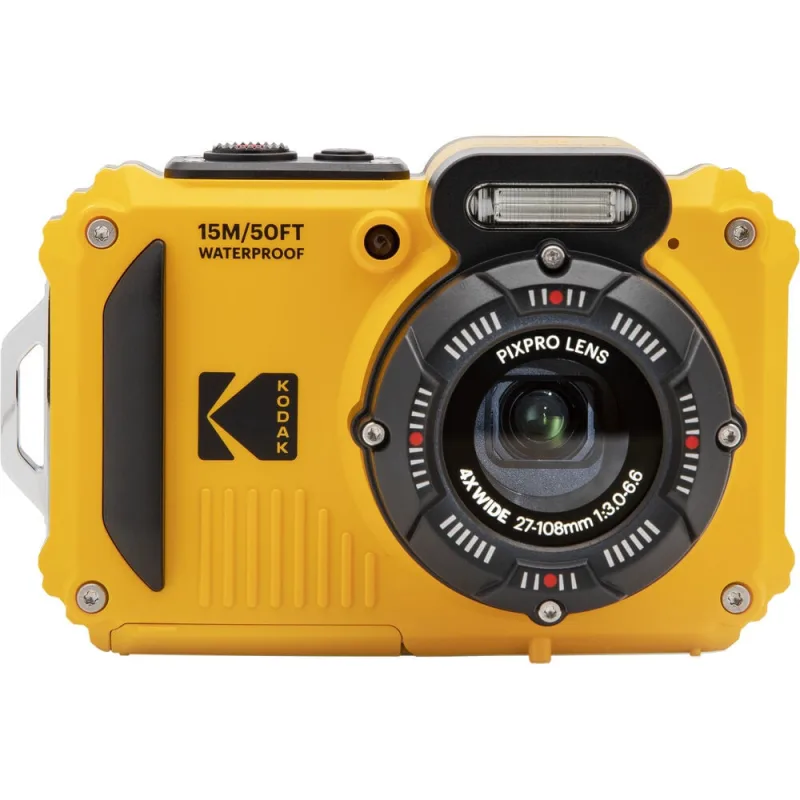 Câmera compacta Kodak pixpro WPZ2 a prova d'água (amarelo) - Kodak
